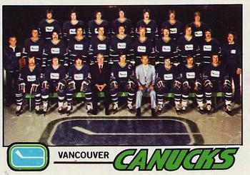 1977-78 Topps #87 Vancouver Canucks Front