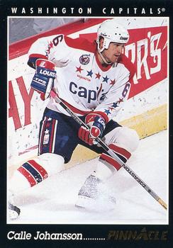 1993-94 Pinnacle Canadian #107 Calle Johansson Front