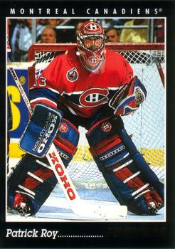 1993-94 Pinnacle Canadian #150 Patrick Roy Front