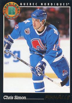 1993-94 Pinnacle Canadian #219 Chris Simon Front