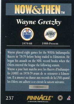 1993-94 Pinnacle Canadian #237 Wayne Gretzky Back