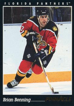 1993-94 Pinnacle Canadian #341 Brian Benning Front
