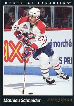 1993-94 Pinnacle Canadian #37 Mathieu Schneider Front