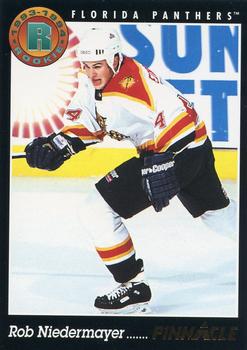 1993-94 Pinnacle Canadian #439 Rob Niedermayer Front