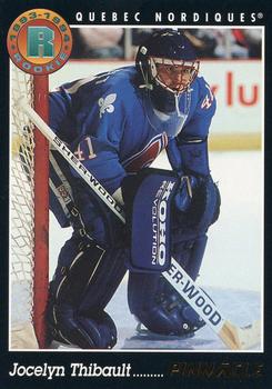 1993-94 Pinnacle Canadian #440 Jocelyn Thibault Front