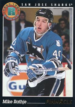 1993-94 Pinnacle Canadian #442 Mike Rathje Front