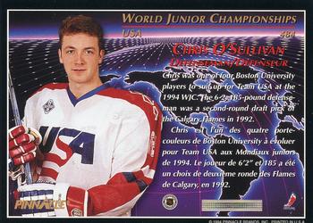 1993-94 Pinnacle Canadian #484 Chris O'Sullivan Back