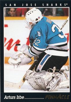 1993-94 Pinnacle Canadian #86 Arturs Irbe Front