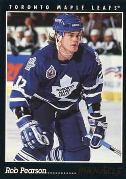 1993-94 Pinnacle Canadian #89 Rob Pearson Front