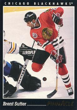 1993-94 Pinnacle Canadian #91 Brent Sutter Front