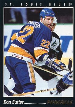 1993-94 Pinnacle Canadian #95 Ron Sutter Front