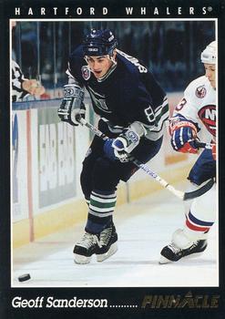 1993-94 Pinnacle Canadian #9 Geoff Sanderson Front