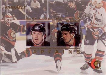 1993-94 Pinnacle Canadian - Captains #CA16 Mark Lamb / Brad Shaw Front