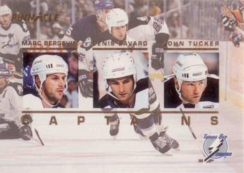 1993-94 Pinnacle Canadian - Captains #CA22 Marc Bergevin / Denis Savard / John Tucker Front
