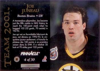 1993-94 Pinnacle Canadian - Team 2001 #4 Joe Juneau Back