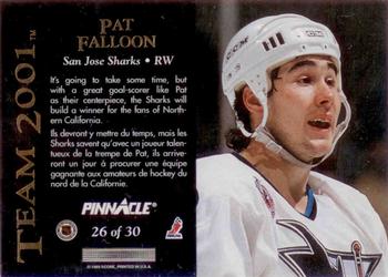 1993-94 Pinnacle Canadian - Team 2001 #26 Pat Falloon Back