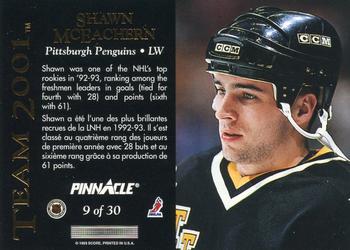 1993-94 Pinnacle Canadian - Team 2001 #9 Shawn McEachern Back