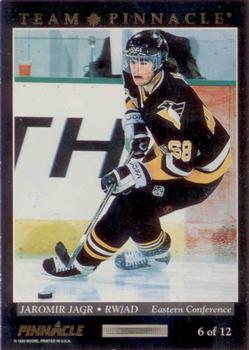 1993-94 Pinnacle Canadian - Team Pinnacle #6 Brett Hull / Jaromir Jagr Back