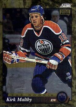 1993-94 Score Canadian - Gold Rush #627 Kirk Maltby Front