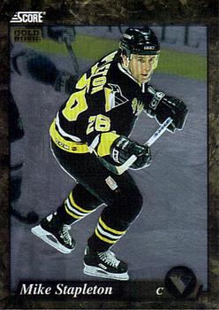 1993-94 Score Canadian - Gold Rush #638 Mike Stapleton Front