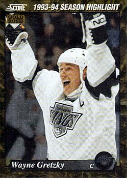 1993-94 Score Canadian - Gold Rush #662 Wayne Gretzky Front