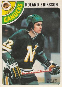 1978-79 O-Pee-Chee #241 Roland Eriksson Front
