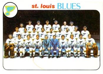 1978-79 O-Pee-Chee #205 St. Louis Blues Front