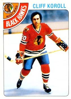 1978-79 O-Pee-Chee #239 Cliff Koroll Front