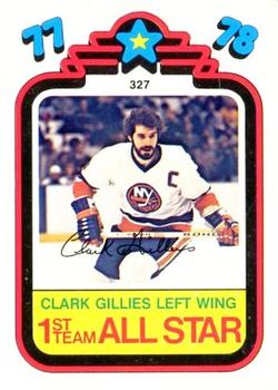 1978-79 O-Pee-Chee #327 Clark Gillies Front