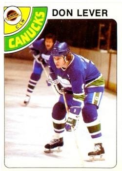 1978-79 O-Pee-Chee #86 Don Lever Front