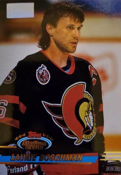 1993-94 Stadium Club - First Day Issue #3 Laurie Boschman Front