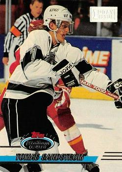1993-94 Stadium Club - First Day Issue #25 Tomas Sandstrom Front