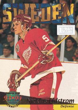 1993-94 Stadium Club - First Day Issue #429 Nicklas Lidstrom Front
