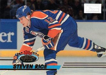 1993-94 Stadium Club - First Day Issue #446 Steven Rice Front