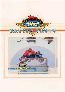 1993-94 Stadium Club - Master Photos (Series 1) #7 Patrick Roy Front
