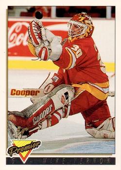 1993-94 Topps Premier - Gold #15 Mike Vernon Front