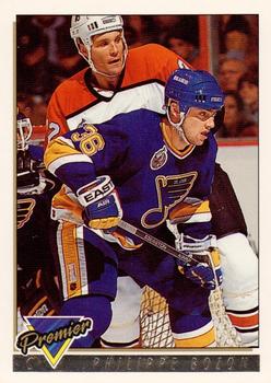 1993-94 Topps Premier - Gold #68 Philippe Bozon Front