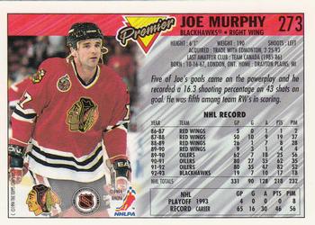 1993-94 Topps Premier - Gold #273 Joe Murphy Back
