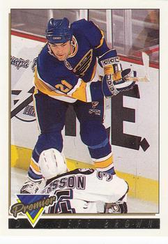 1993-94 Topps Premier - Gold #363 Jeff Brown Front