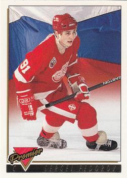1993-94 Topps Premier - Gold #441 Sergei Fedorov Front