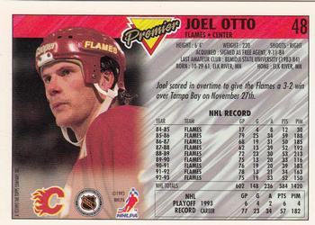1993-94 Topps Premier - Gold #48 Joel Otto Back