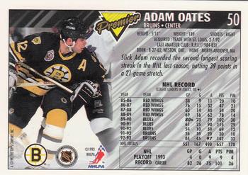 1993-94 Topps Premier - Gold #50 Adam Oates Back