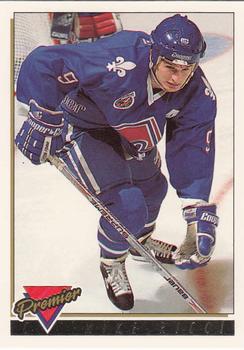 1993-94 Topps Premier - Gold #62 Mike Ricci Front