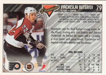 1993-94 Topps Premier - Gold #79 Vyacheslav Butsayev Back