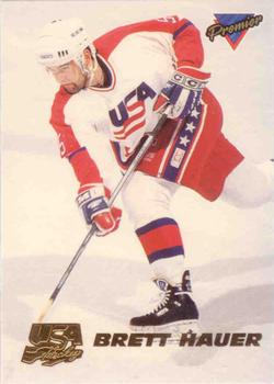 1993-94 Topps Premier - Team USA #20 Brett Hauer Front