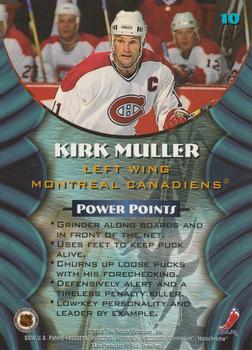 1994-95 Finest - Bowman's Best Blue Veterans #10 Kirk Muller Back