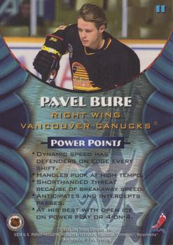 1994-95 Finest - Bowman's Best Blue Veterans #11 Pavel Bure Back