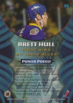 1994-95 Finest - Bowman's Best Blue Veterans #15 Brett Hull Back