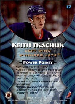 1994-95 Finest - Bowman's Best Blue Veterans #17 Keith Tkachuk Back