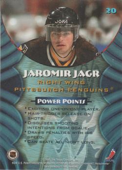 1994-95 Finest - Bowman's Best Blue Veterans #20 Jaromir Jagr Back